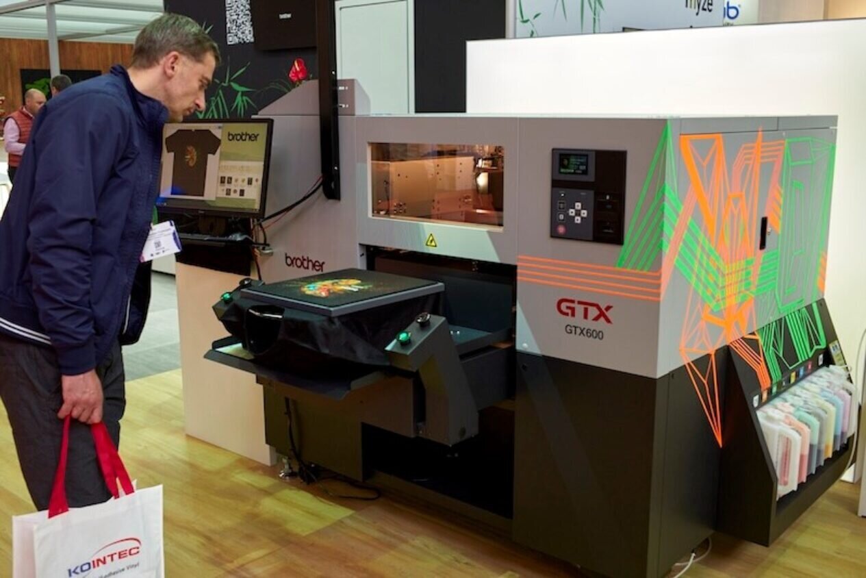 Brother has added orange and green inks to the GTX600 Extra Colours DtG printer. Image credit: Nessan Cleary